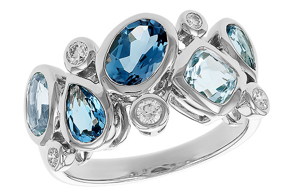 H328-24098: LDS RG 2.57 BLUE TOPAZ TW 2.75 TGW