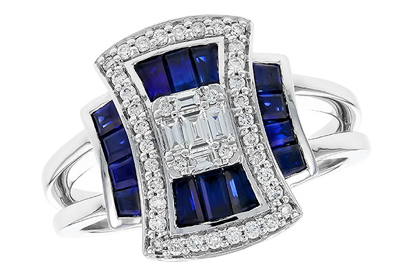 H328-25925: LDS RG .87 TW SAPPHIRE 1.22 TGW