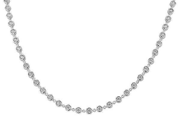 H329-09607: NECKLACE 3.40 TW (18")