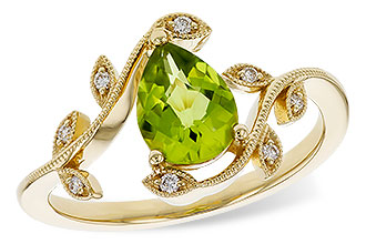 H329-11434: LDS RG 1.16 PERIDOT 1.22 TGW (8x6MM PER)