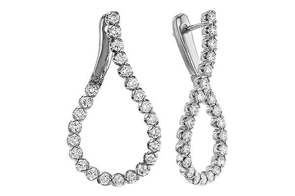 H329-15971: EARRINGS 2.00 TW
