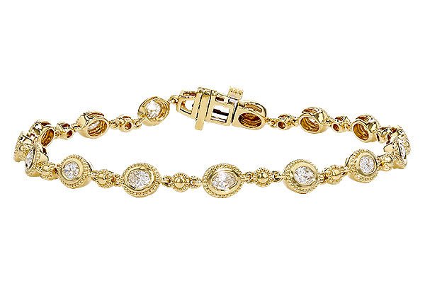 H329-16898: BRACELET 1.25 TW OVAL DIAS (7")