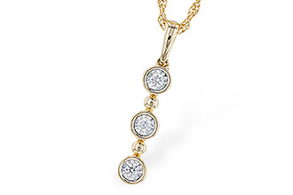 K328-21425: NECKLACE .08 TW