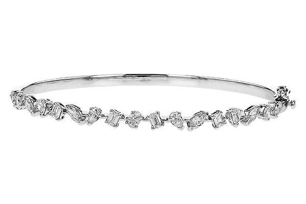 K328-25989: BANGLE 1.70 TW FANCY CUT DIAS