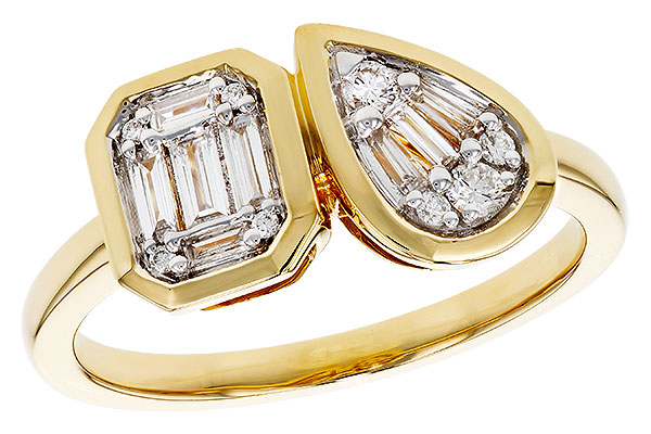K329-16889: LDS DIA RG .17 TW BAGUETTE .25 TW