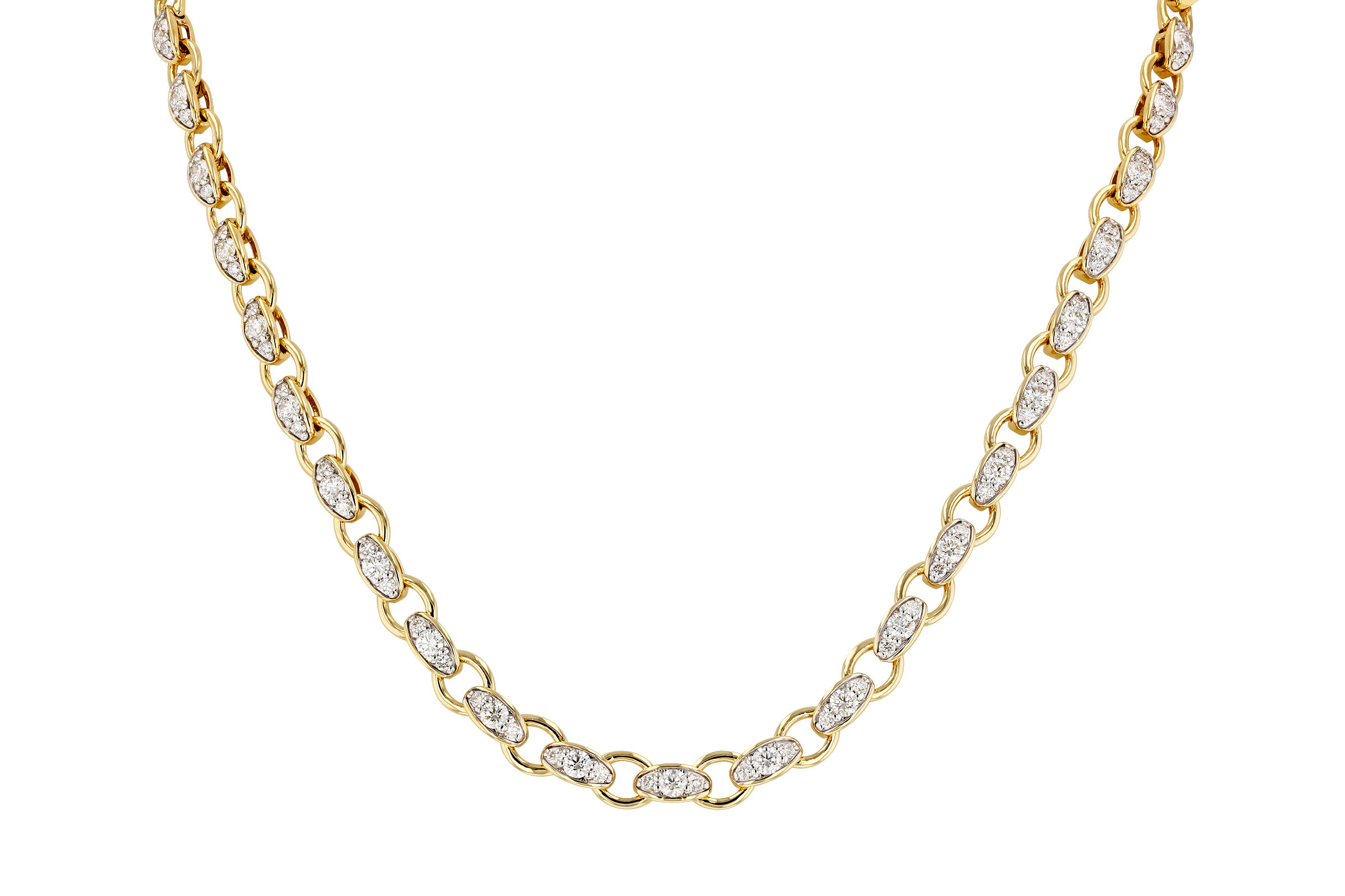 K330-02289: NECKLACE 3.18 TW (17.25")