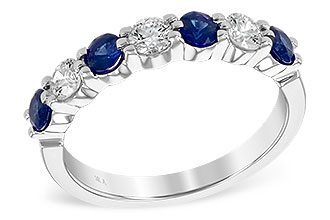 L240-03216: LDS WED RG .61 TW SAPP 1.00 TGW