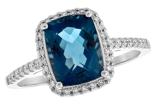 L243-72352: LDS RG 2.42 LONDON BLUE TOPAZ 2.62 TGW