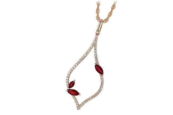 L244-55052: NECK .36 RUBY .56 TGW