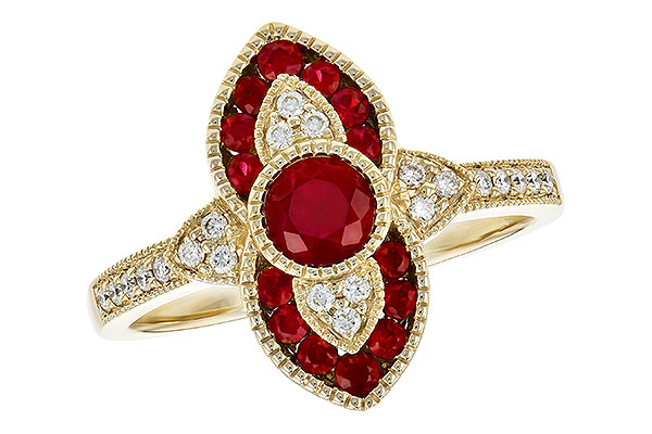 L327-30534: LDS RG .63 TW RUBY .75 TGW