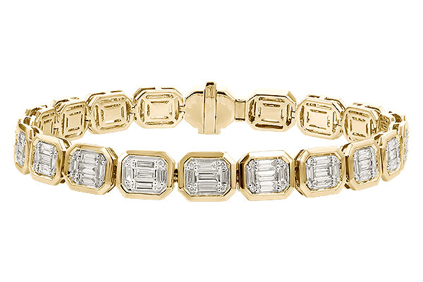 L328-25998: BRACELET 2.50 BAG 2.80 TW (7")