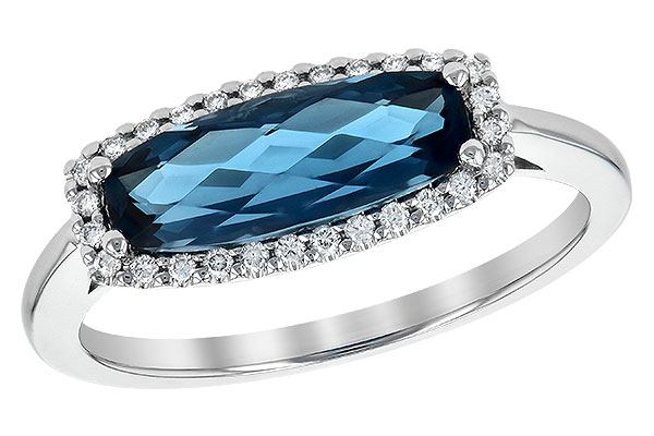 M244-59625: LDS RG 1.79 LONDON BLUE TOPAZ 1.90 TGW