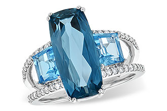 M244-60498: LDS RG 6.40 TW BLUE TOPAZ 6.67 TGW