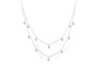 M328-19625: NECKLACE .22 TW (18 INCHES)