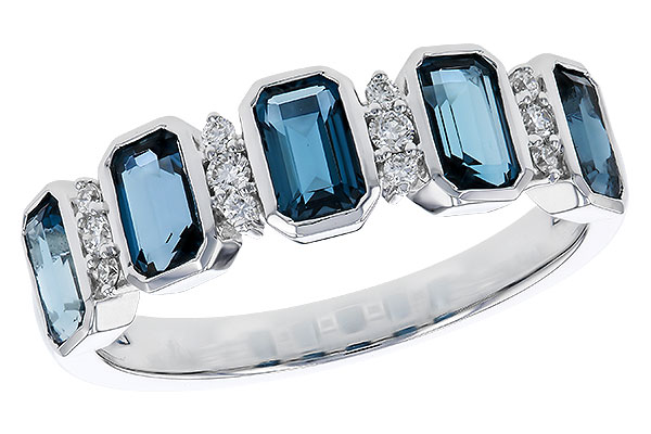 M329-12307: LDS RG 1.46 TW LONDON BLUE TOPAZ 1.58 TGW