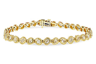 M329-16889: BRACELET 2.15 TW FANCY CUT DIAMONDS